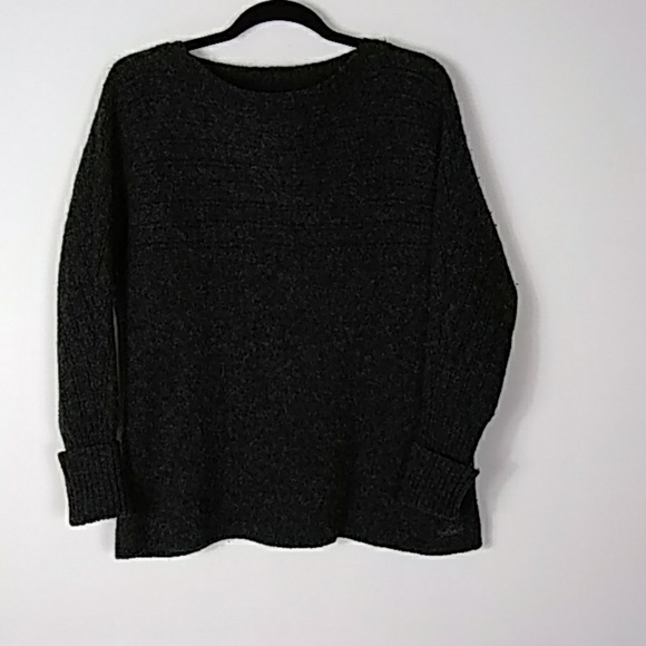 Woolrich Sweaters - Black wool sweater with flared hem Woolrich Sweaters - Black wool sweater with flared hem